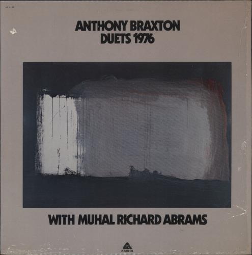 Anthony Braxton Duets 1976 vinyl LP album (LP record) US A1SLPDU705077