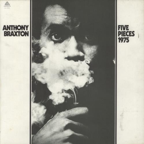 Anthony Braxton Five Pieces 1975 vinyl LP album (LP record) US A1SLPFI704709