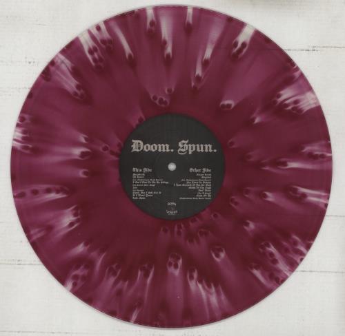 Anthony Green Doom. Spun. - Cloudy Purple - Shrink vinyl LP album (LP record) US QZ7LPDO863817