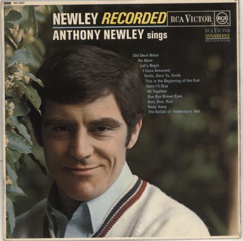 Anthony Newley Newley Recorded vinyl LP album (LP record) UK AN3LPNE711735