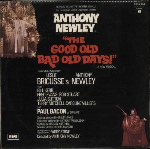 Anthony Newley The Good Old Bad Old Days! vinyl LP album (LP record) UK AN3LPTH496841