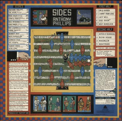 Anthony Phillips Sides vinyl LP album (LP record) UK AYPLPSI290250
