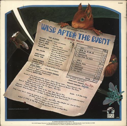 Anthony Phillips Wise After The Event US Vinyl LP Album LP Record anthony-phillips-wise-after-the-event-us-vinyl-lp-album-lp-record