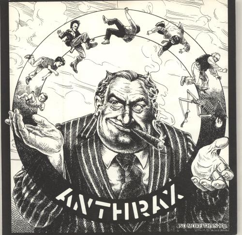 Anthrax (UK) Capitalism Is Cannibalism 7" vinyl single (7 inch record / 45) UK QN207CA692290