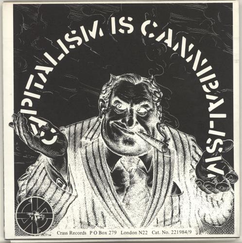 Anthrax (UK) Capitalism Is Cannibalism 7" vinyl single (7 inch record / 45) UK QN207CA692290