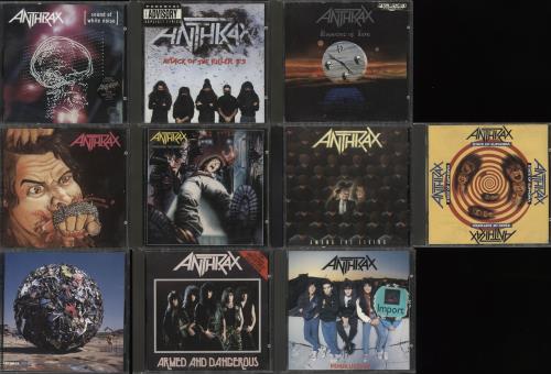 Anthrax 1984-1995 Studio Albums CD album (CDLP) UK ANXCDST708547