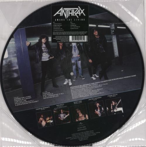 Anthrax Among The Living - Sealed picture disc LP (vinyl picture disc album) UK ANXPDAM732374