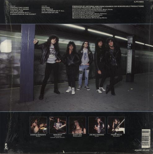 Anthrax Among The Living vinyl LP album (LP record) UK ANXLPAM868842