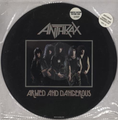 Anthrax Armed And Dangerous picture disc LP (vinyl picture disc album) UK ANXPDAR838792
