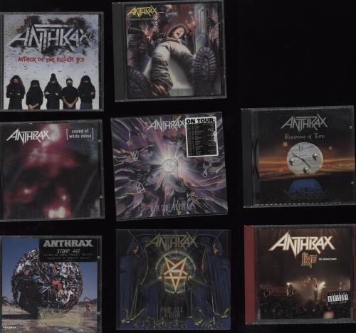Anthrax Eight Albums CD album (CDLP) UK ANXCDEI760152