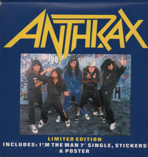 Anthrax I'm The Man - Pack 7" vinyl single (7 inch record / 45) UK ANX07IM52610