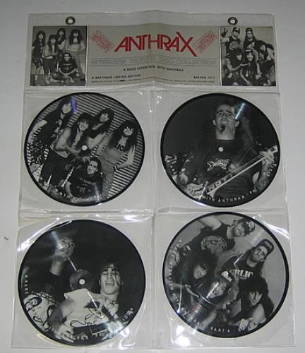 Anthrax Interview Picture Disc Collection 7" vinyl picture disc (7 inch picture disc single) UK ANX7PIN391785