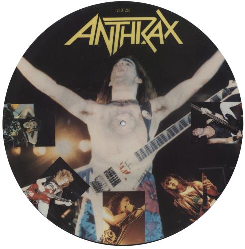 Anthrax Madhouse - VG 12" vinyl picture disc (12 inch picture record) UK ANX2PMA888027