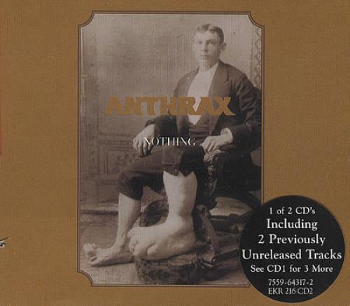 Anthrax Nothing CD single (CD5 / 5") UK ANXC5NO411890