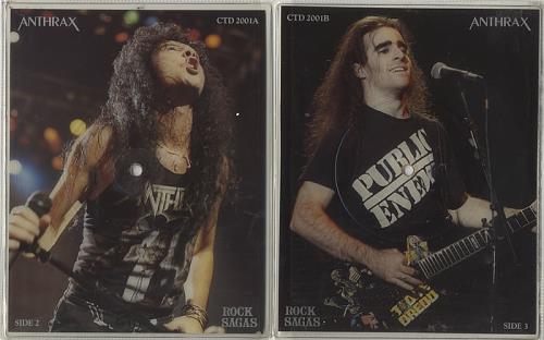 Anthrax Rock Sagas - The Chris Tetley Interviews shaped picture disc (picture disc vinyl record) UK ANXSHRO391848