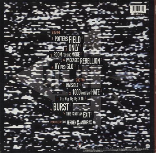 Anthrax Sound Of White Noise - EX vinyl LP album (LP record) German ANXLPSO888416