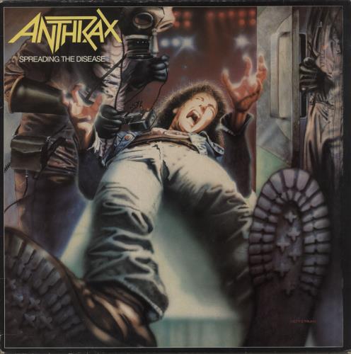 Anthrax Spreading The Disease - EX vinyl LP album (LP record) UK ANXLPSP880123