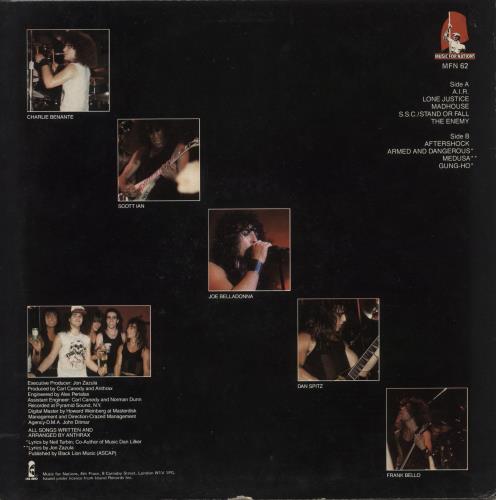 Anthrax Spreading The Disease - EX vinyl LP album (LP record) UK ANXLPSP880123