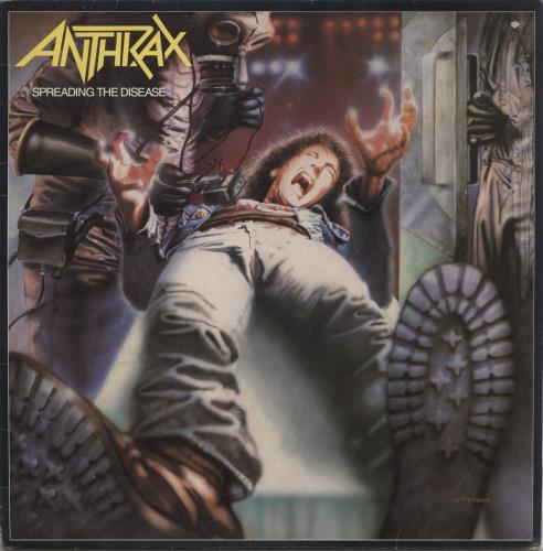 Anthrax Spreading The Disease - VG vinyl LP album (LP record) UK ANXLPSP891881