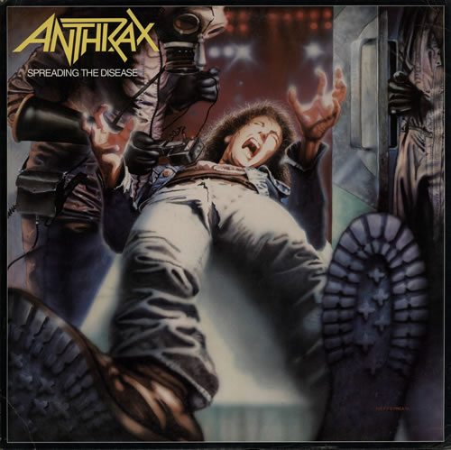 Anthrax Spreading The Disease vinyl LP album (LP record) US ANXLPSP194135