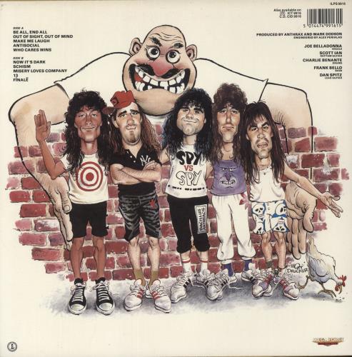 Anthrax State Of Euphoria + insert vinyl LP album (LP record) UK ANXLPST573188