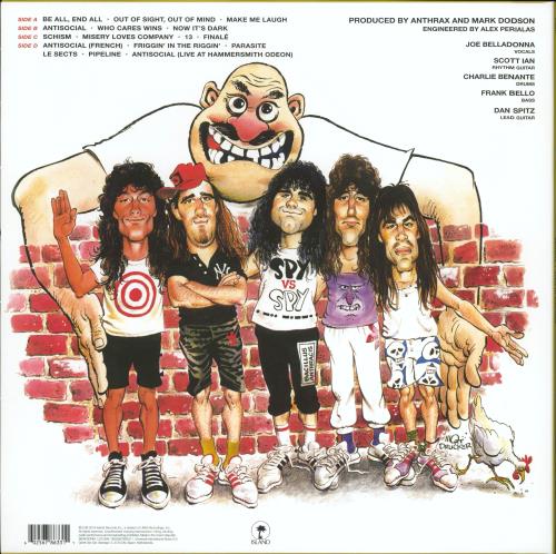 Anthrax State Of Euphoria - 30th Anniversary Edition 2-LP vinyl record set (Double LP Album) UK ANX2LST768111