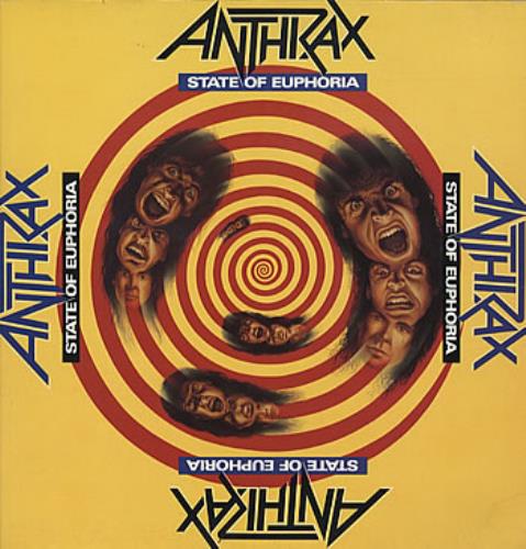 Anthrax State Of Euphoria - EX vinyl LP album (LP record) UK ANXLPST316751