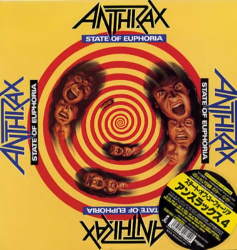 Anthrax State Of Euphoria 2-LP vinyl record set (Double LP Album) Japanese ANX2LST200595