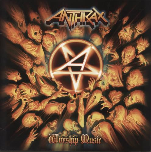 Anthrax Worship Music 2-LP vinyl record set (Double LP Album) UK ANX2LWO866380