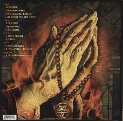 Anthrax Worship Music 2-LP vinyl record set (Double LP Album) UK ANX2LWO866380