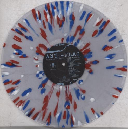 Anti-Flag Die For The Government - Red/ White/ Blue Splatter Vinyl vinyl LP album (LP record) US AN7LPDI844966