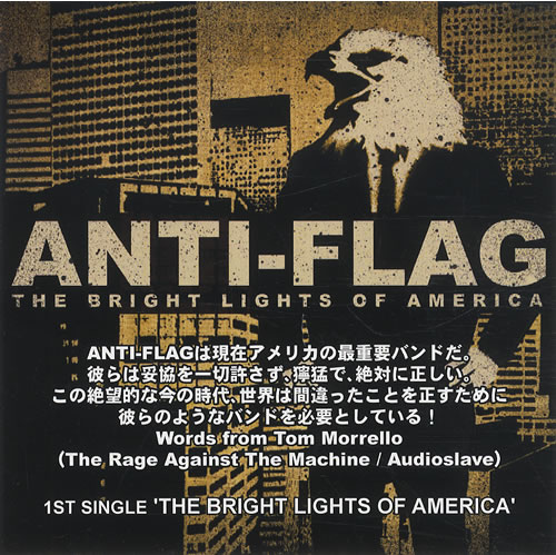 Anti-Flag The Bright Lights Of America CD-R acetate Japanese AN7CRTH446116