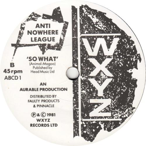 Anti-Nowhere League Streets Of London - P/S 7" vinyl single (7 inch record / 45) UK A-N07ST115085