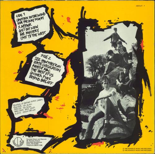 Anti-Pasti Caution In The Wind vinyl LP album (LP record) UK NTILPCA782586