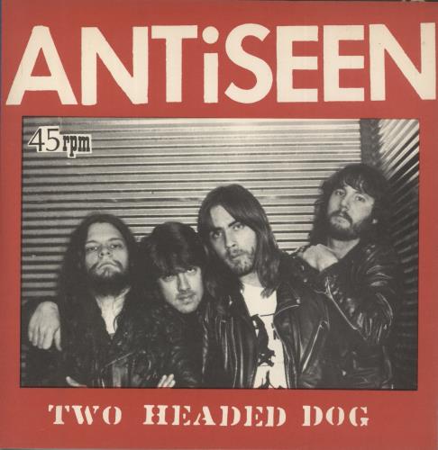 Antiseen Two Headed Dog - Blue Vinyl 7" vinyl single (7 inch record / 45) US O2707TW870477