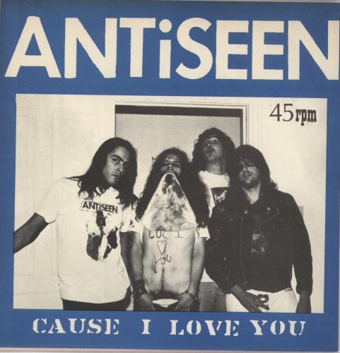 Antiseen Two Headed Dog - Blue Vinyl 7" vinyl single (7 inch record / 45) US O2707TW870477