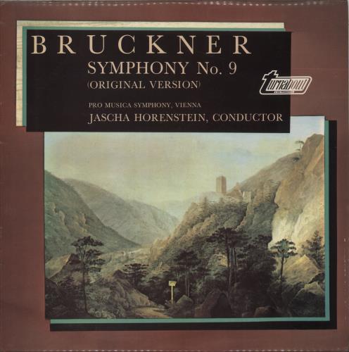 Anton Bruckner Bruckner: Symphony No. 9 (Original Version) vinyl LP album (LP record) UK B1PLPBR880447
