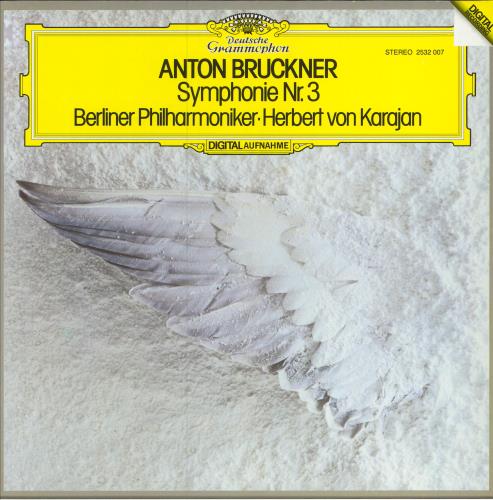 Anton Bruckner Symphonie Nr. 3 vinyl LP album (LP record) German B1PLPSY780109