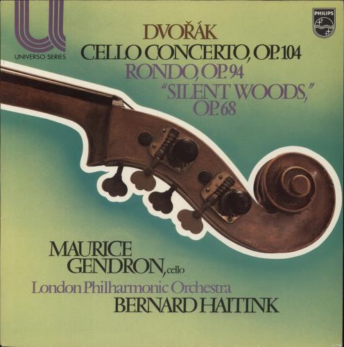 Antonn Dvork Cello Concerto, Op.104 / Rondo, Op.94 / "Silent Woods", Op.68 vinyl LP album (LP record) UK DDQLPCE875087