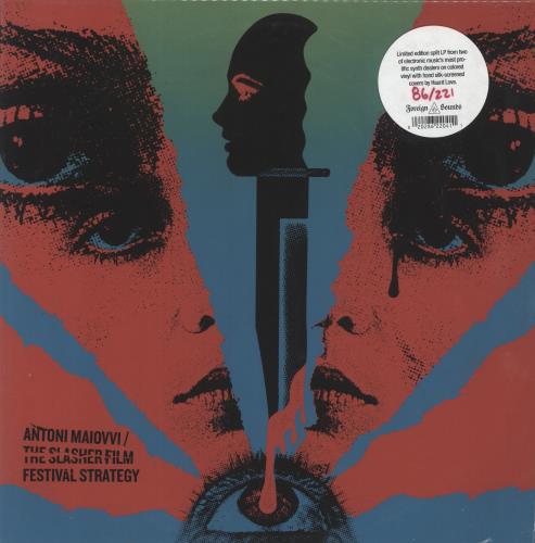 Antoni Maiovvi The Slasher Film Festival Strategy - Red Vinyl 12" vinyl single (12 inch record / Maxi-single) US IP812TH858282