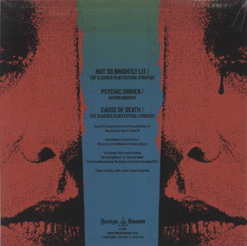 Antoni Maiovvi The Slasher Film Festival Strategy - Red Vinyl 12" vinyl single (12 inch record / Maxi-single) US IP812TH858282
