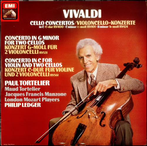 Antonio Vivaldi Cello Concertos - Test Pressing 2-LP vinyl record set (Double LP Album) UK VI22LCE534608