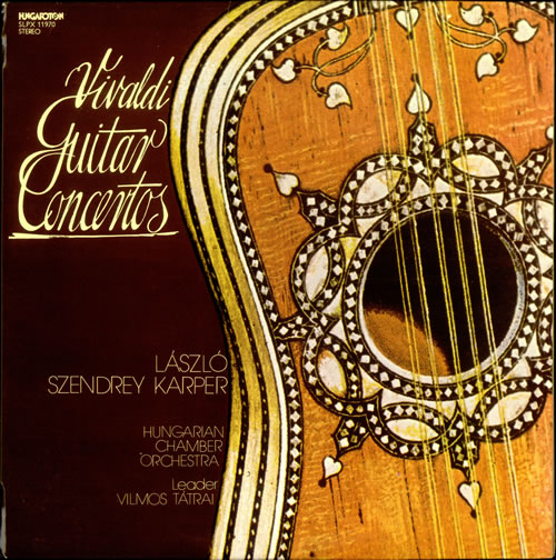Antonio Vivaldi Guitar Concertos vinyl LP album (LP record) Hungarian VI2LPGU527000