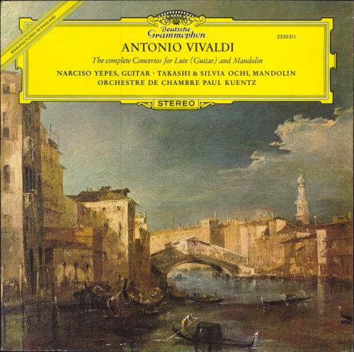 Antonio Vivaldi The Complete Concertos For Lute (Guitar) And Mandolin vinyl LP album (LP record) UK VI2LPTH738501