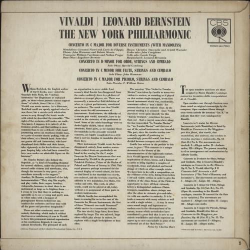 Antonio Vivaldi Vivaldi vinyl LP album (LP record) UK VI2LPVI763583
