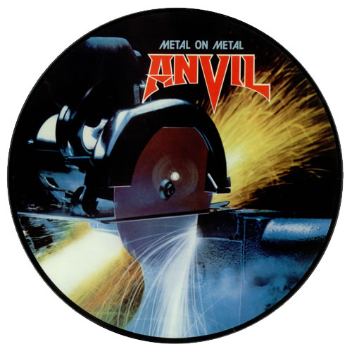 Anvil Metal On Metal picture disc LP (vinyl picture disc album) French AV5PDME496317