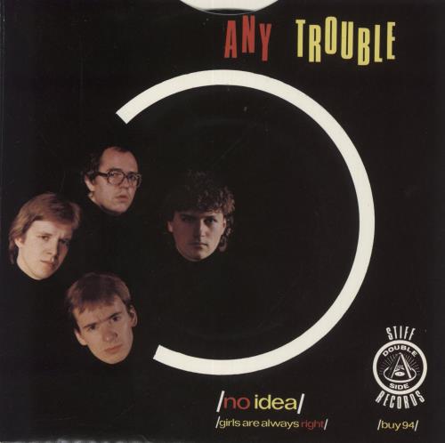 Any Trouble Girls Are Always Right 7" vinyl single (7 inch record / 45) UK AT607GI609892