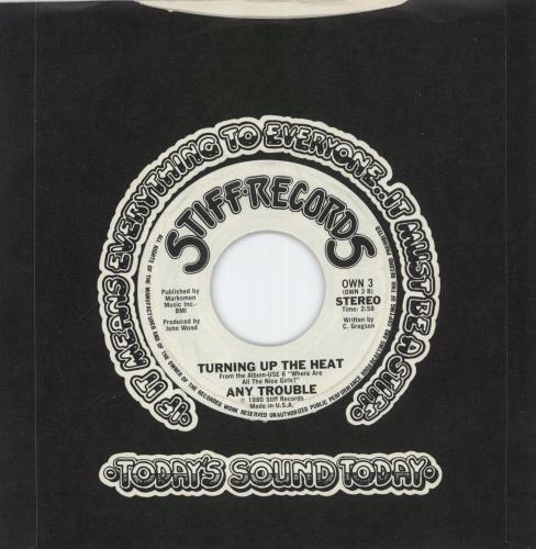 Any Trouble Second Choice 7" vinyl single (7 inch record / 45) US AT607SE870826