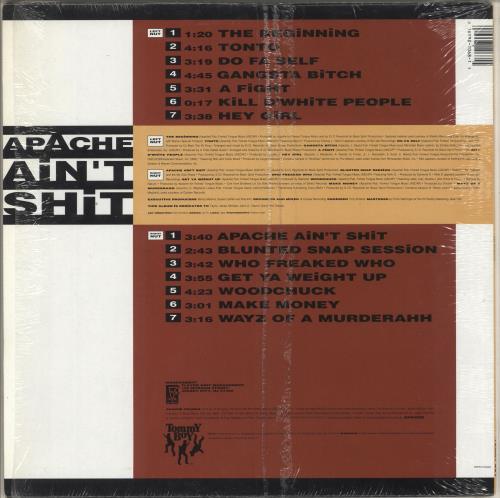 Apache (Rap) Apache Ain't Shit - shrink vinyl LP album (LP record) US 0-QLPAP743738