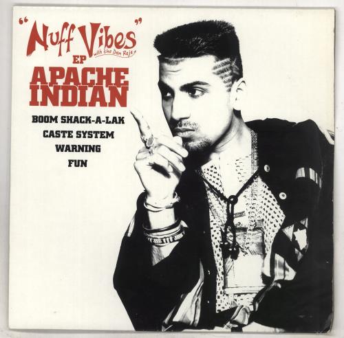 Apache Indian Nuff Vibes EP 12" vinyl single (12 inch record / Maxi-single) UK APC12NU738168